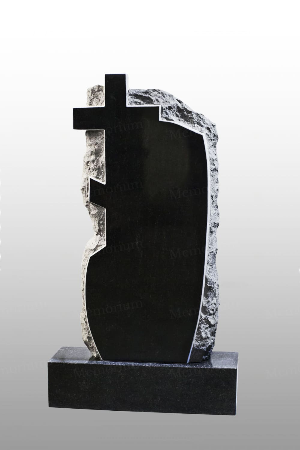 Памятник корка из гранита с крестом